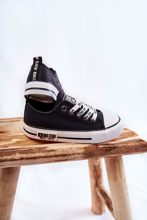 Vaikiški odiniai sportbačiai BIG STAR KK374039 Juodi