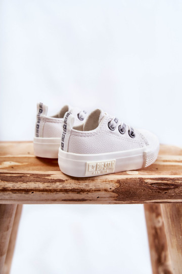 Vaikiški odiniai sportbačiai BIG STAR KK374058 Balti