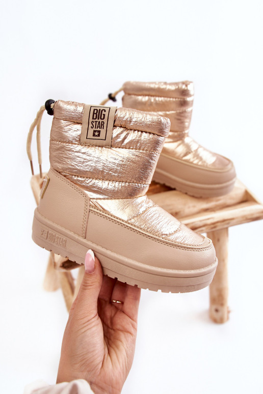 Vaikiški sniego batai Big Star KK374221 Smėlio ir aukso spalvos
