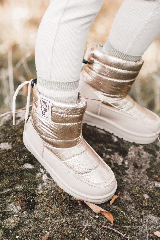 Vaikiški sniego batai Big Star KK374221 Smėlio ir aukso spalvos