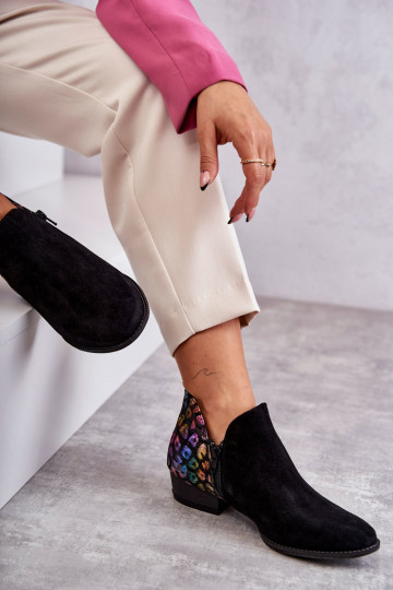 Odiniai Maciejka batai su dėmėmis 04091-39 juodi 2