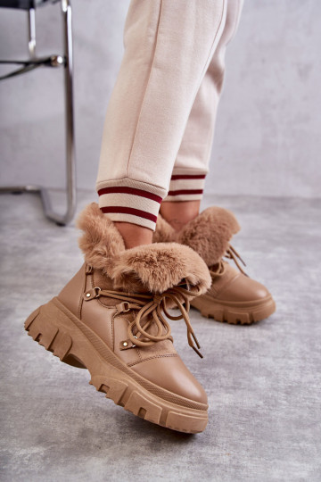 Šilti Batai Trappers Tamsiai smėlio spalvos Charles 2