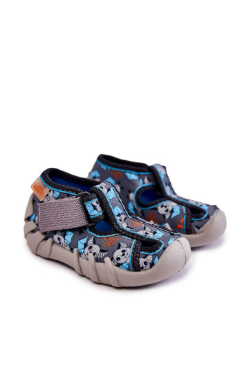 Šlepetės Befado Velcro 190P104 Mėlyna-pilka