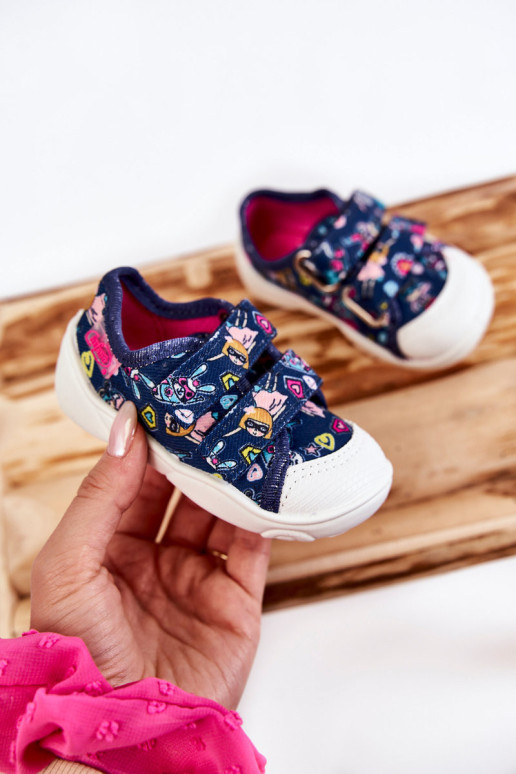 Vaikiški sportbačiai Superbohater Befado 907P149 Navy