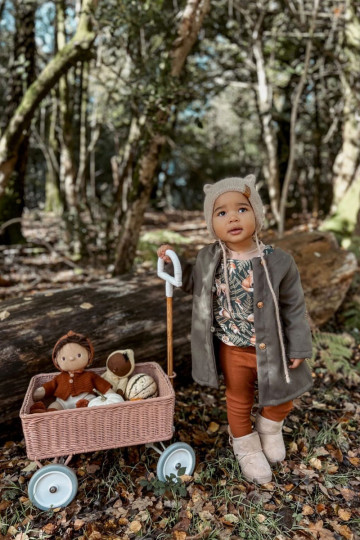 Šilti mergaičių sniego batai su lankeliais smėlio spalvos Meriva