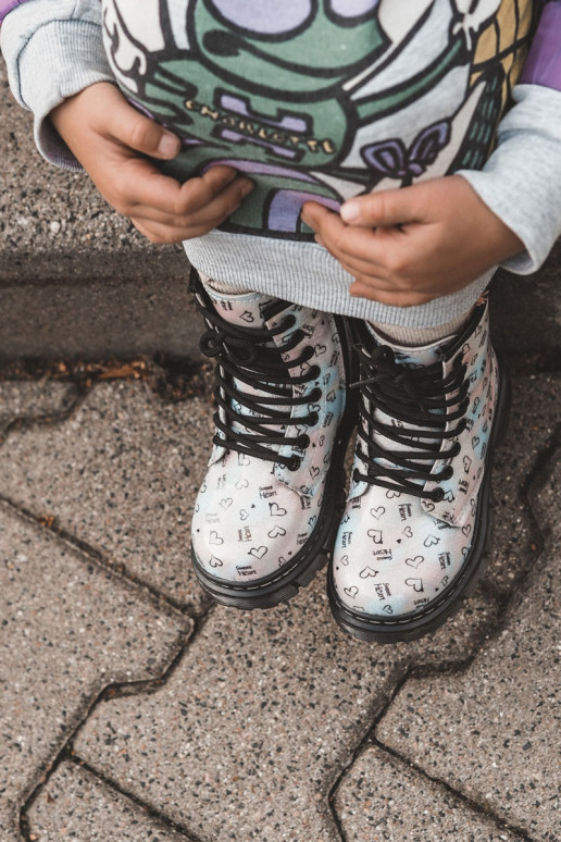 Vaikiški blizgantys batai su įvairiaspalviais Reggie raštais