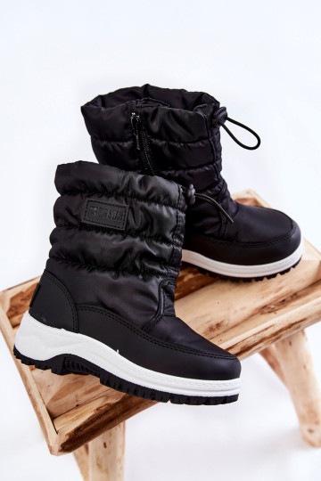 Vaikiški sniego batai On Slider Big Star KK374235 juodi 2