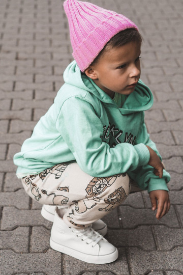 Vaikiški sportbačiai su užtrauktuku Big Star KK374227 balti