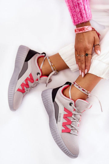Moteriški sportiniai bateliai Sneakers Big Star KK274060 Pilka