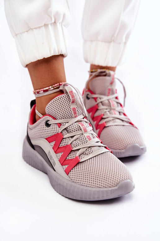 Moteriški sportiniai bateliai Sneakers Big Star KK274060 Pilka