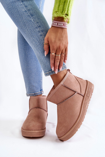 Moteriški šilti sniego batai Big Star KK274293 Šviesiai rožiniai 2