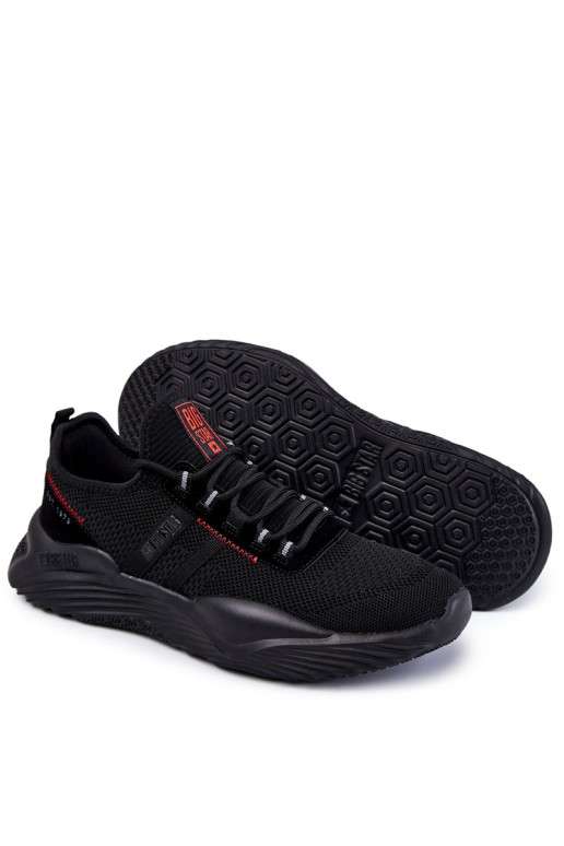 Vyriški sportiniai bateliai Memory Foam Big Star KK174255 Juoda