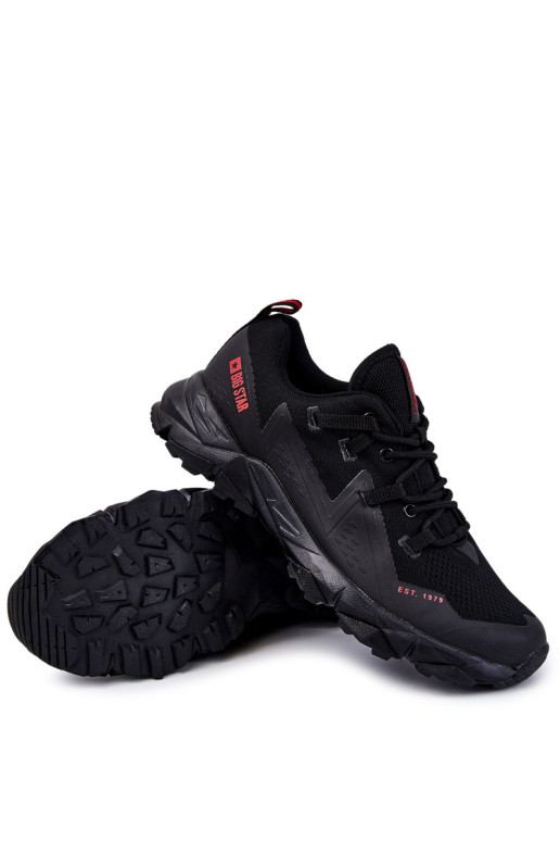 Vyriški sportiniai bateliai Memory Foam Big Star KK174109 Juoda