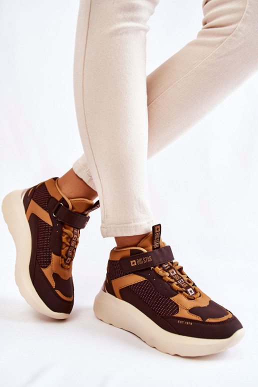 Moteriški sportiniai batai su Memory Foam System Big Star KK274404 Ruda