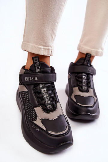 Moteriški sportiniai bateliai Memory Foam System Big Star KK274403 Juoda 2