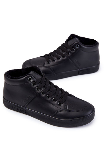 Vyriški klasikiniai odiniai sportbačiai Big Star KK174348 juodi 2