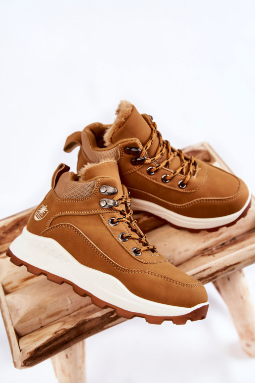 Vaikiški Šilti Batai Trappers Camel Otto