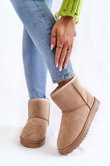 Moteriški šilti sniego batai Šviesiai smėlio spalvos Virgina 2