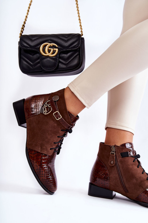 Moteriški odiniai batai Maciejka 5743A-02 Ruda