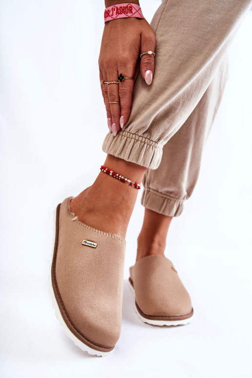 Šiltos buitinės šlepetės Inblu CS-34-011 Smėlio spalvos