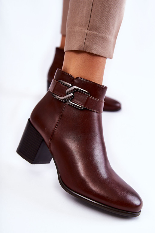 Moteriški šilti batai su puošmena Ruda Astrid