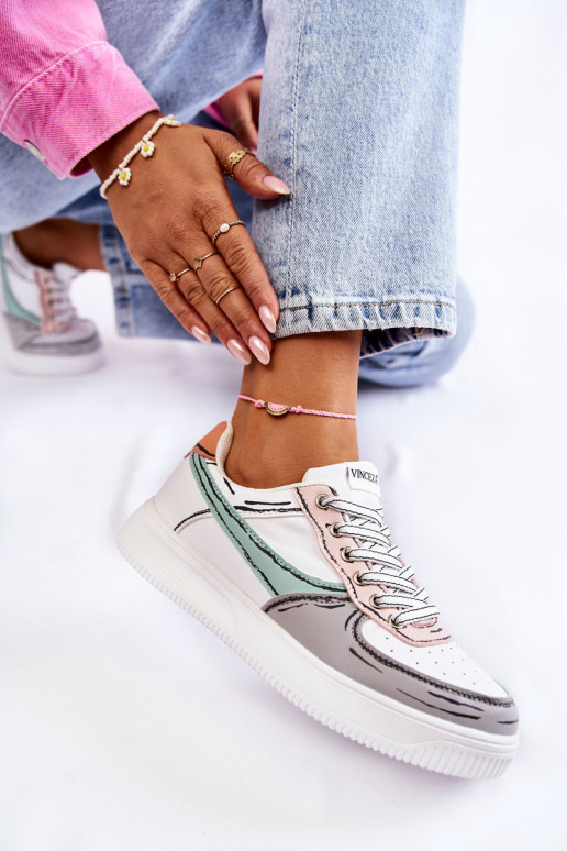 Moteriški žemi sportiniai bateliai įvairiaspalviai Solveig