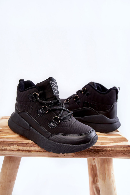 Vaikiški batai Memory Foam Big Star KK374119 juodi