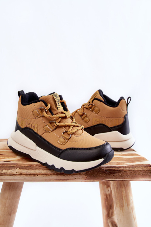 Vaikiški batai Memory Foam Big Star KK374118 Camel