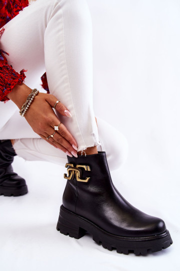 Šilti batai darbininkams su puošmena Laura Messi 2500 Black