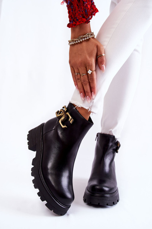 Šilti batai darbininkams su puošmena Laura Messi 2500 Black