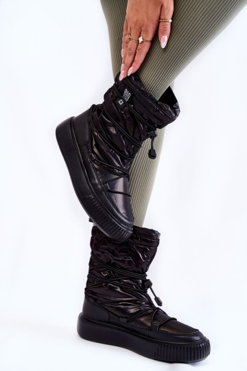 Moteriški izoliuoti sniego batai Big Star KK274193 Juodi