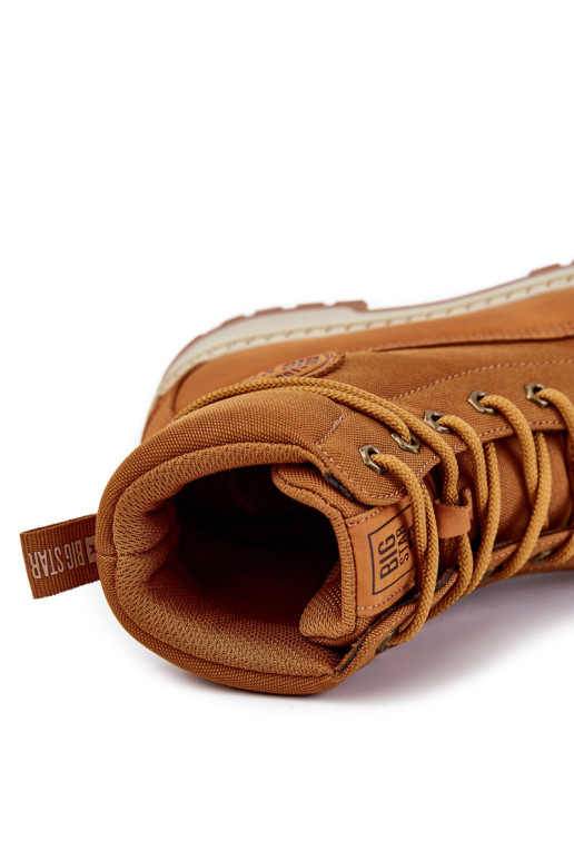 Vyriški batai su atminties putomis Big Star KK174203 Camel