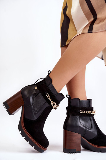 Moteriški odiniai batai Maciejka 05781-01 Juodi 2