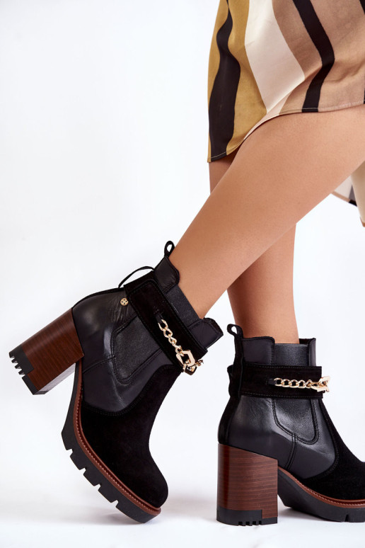 Moteriški odiniai batai Maciejka 05781-01 Juodi