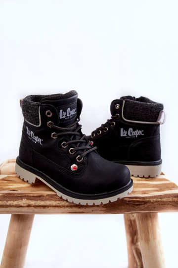 Vaikiški batai Lee Cooper LCJ-22-01-1491 Juodi