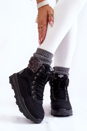 Šilti batai Trappers Lee Cooper LCJ-22-44-1362 juodi