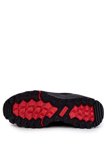 Vyriški žemi trekingo batai Memory Foam Big Star KK174126 juodi