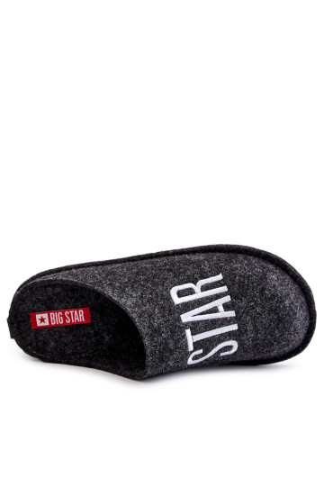Klasikinės vyriškos šlepetės Big Star KK176003 juodos 2