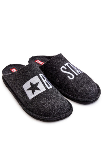 Klasikinės vyriškos šlepetės Big Star KK176003 juodos