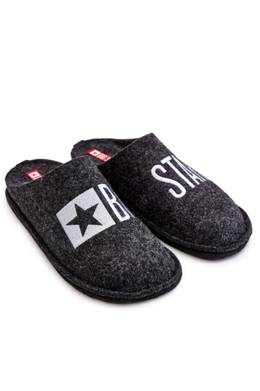 Klasikinės vyriškos šlepetės Big Star KK176003 juodos