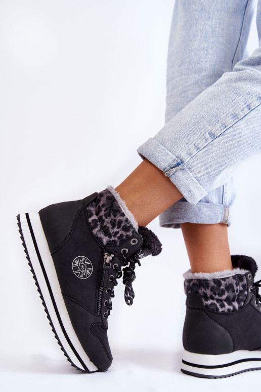 Moteriški šilti batai Lee Cooper LCJ-22-31-1448 juodi