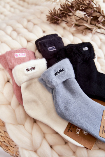 Moteriškos šiltos kojinės Rožinės Šiltos 2