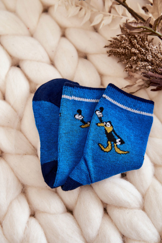 Vaikiškos medvilninės kojinės su raštais 5 pakuočių daugiaspalvės