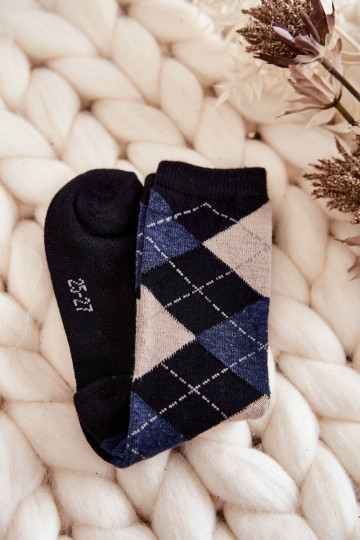 Jaunystės aukštai languotos kojinės 5 pakuočių daugiaspalvės 2