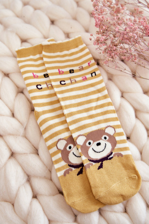 Moteriškos juokingos medvilninės kojinės