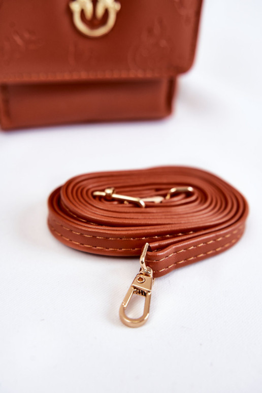 Madinga rankinė Piniginė 2in1 su įspaudu Brown Savano