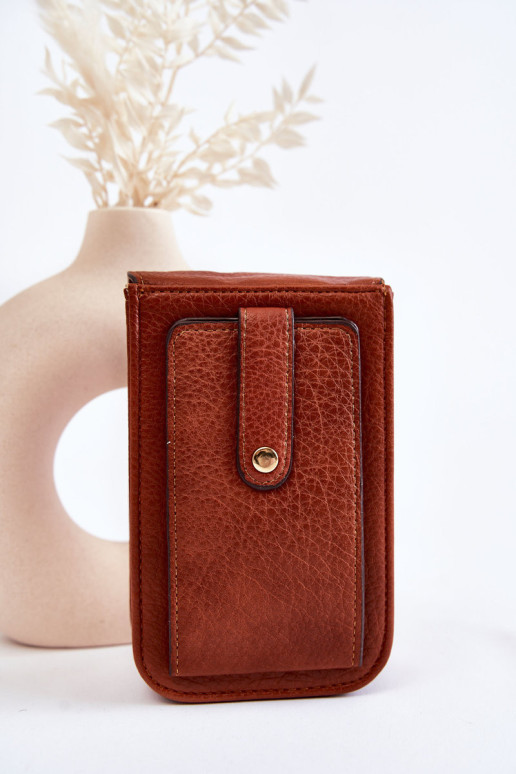 Maža piniginė su ornamentu Brown Neliss