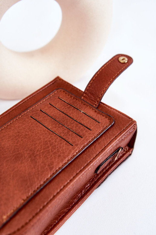 Maža piniginė su ornamentu Brown Neliss