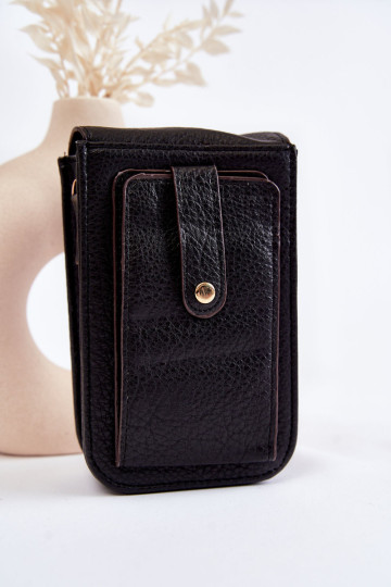 Maža piniginė su ornamentu Juoda Neliss