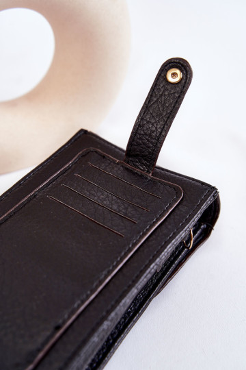 Maža piniginė su ornamentu Juoda Neliss 2